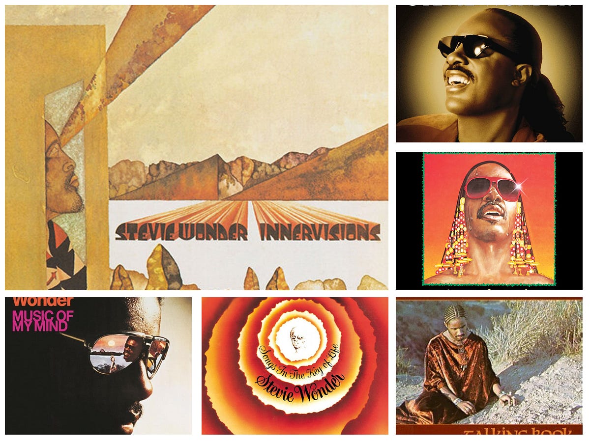 Soul Classics Stevie Wonder's 5 Greatest Albums by DAR Sports And