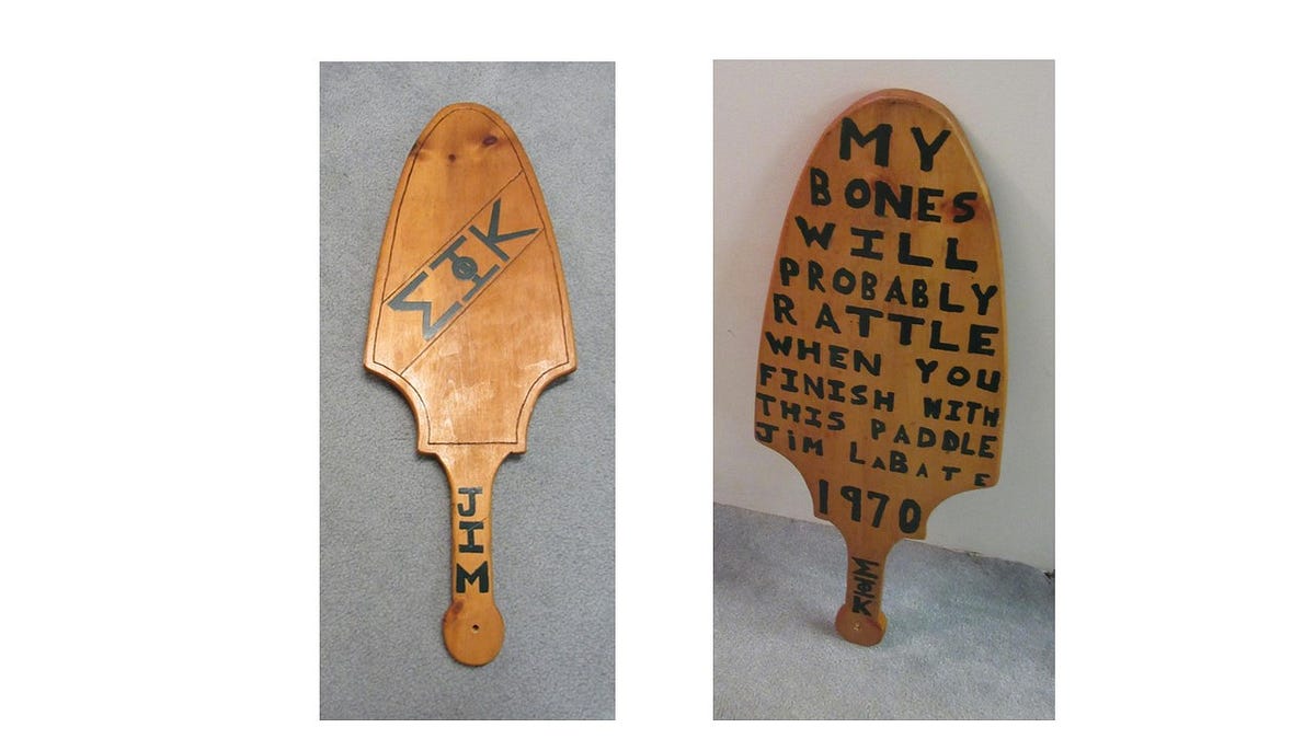 Fraternity Bare Paddles 