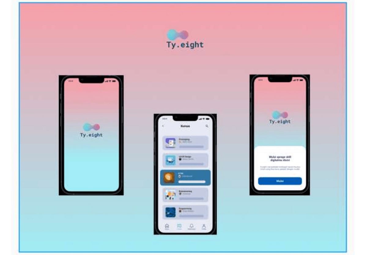UX Case Study : Ty.Eight. Aplikasi Online Course Ty.Eight | by ...