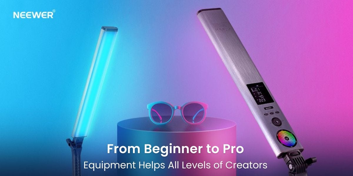 From Beginner to Pro | How Neewer Equipment Helps All Levels of Creators