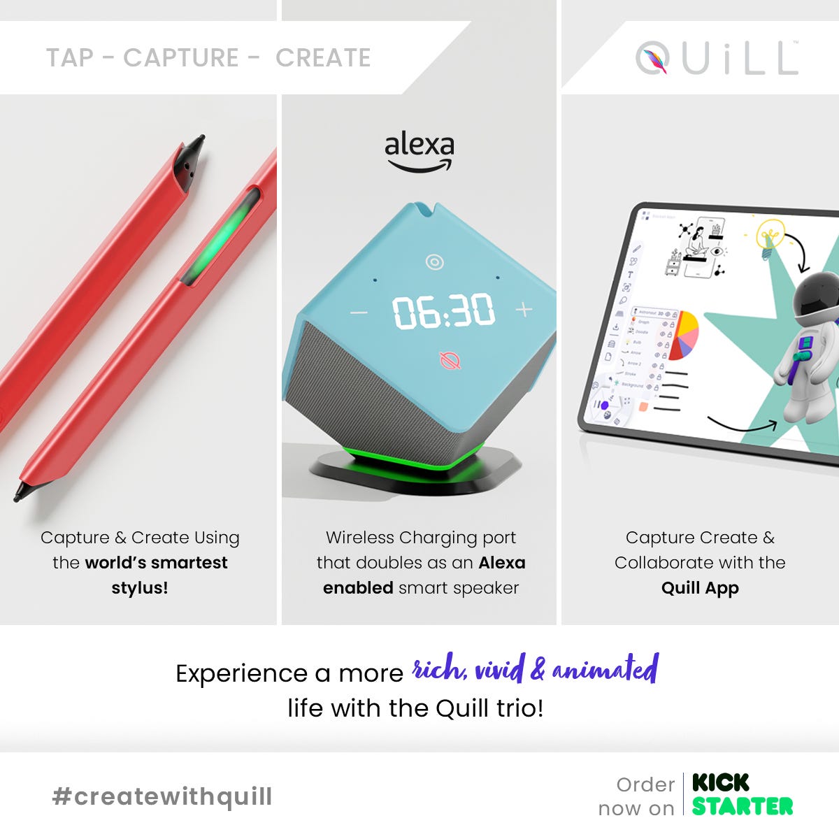 Tooliqa Makes A Splash With Their Patented Color Picking Stylus Quill