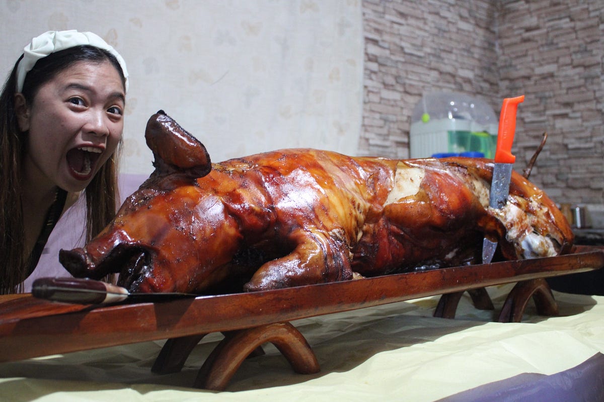 Lechon Baboy, or How to Grill a Whole Pig on a Spit by Lorraine