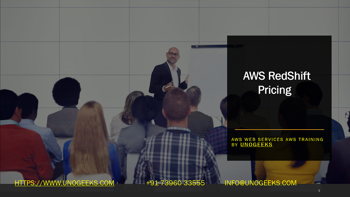 AWS RedShift Pricing. I can provide you with some information… by