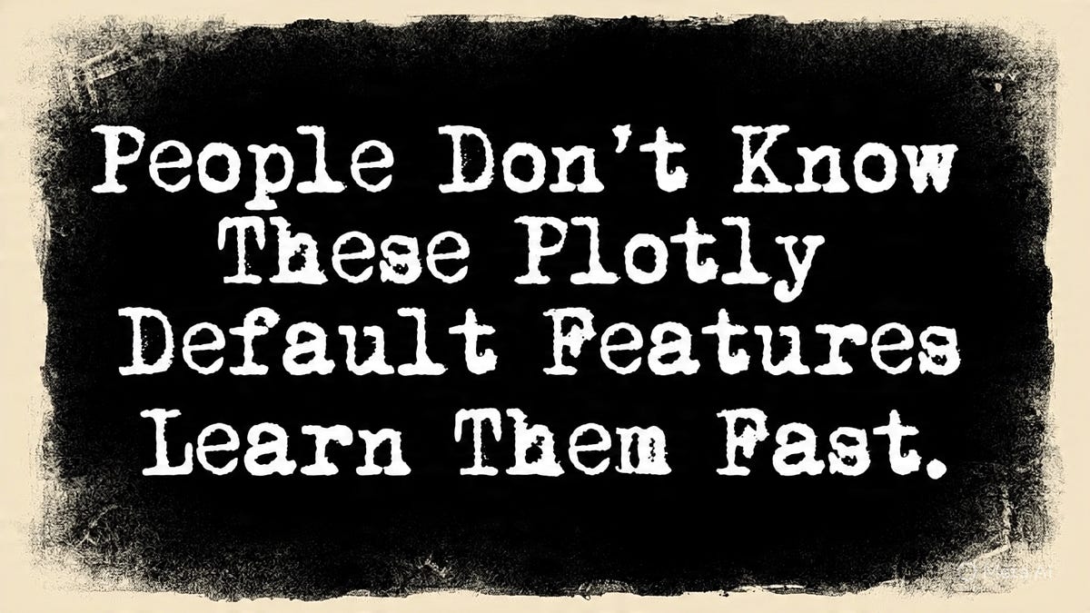 People Don’t Know These Plotly Default Features Learn Them Fast | by ...