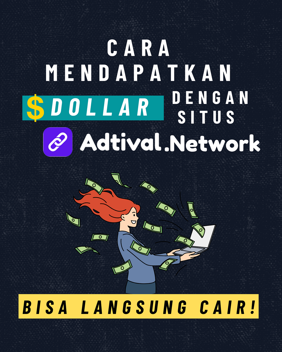 Cara Mendapatkan Dollar Gratis dengan Situs Adtival Network Bisa Cara Mendapatkan Dollar Gratis dengan Situs Adtival Network Bisa
