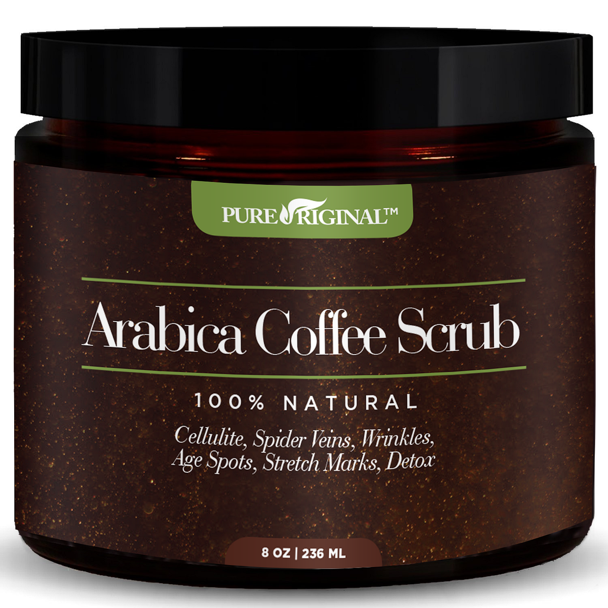 Arabica Coffee Body Scrub for Vibrant Skin by Supreme Sourcing LLC