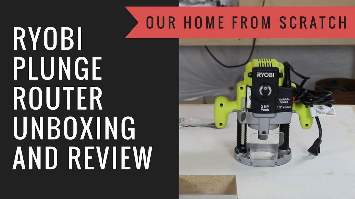 Ryobi RE180PL1G Plunge Router Review | by Mildred Dalters | Medium