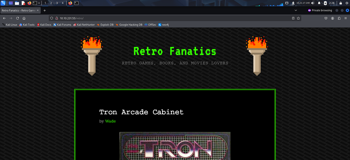 Blaster Walkthrough Tryhackme To Access The Machine Click On The