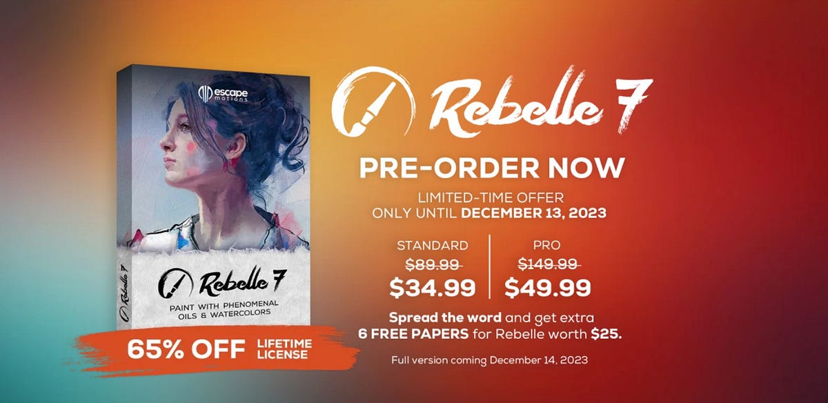 Rebelle 7 offers a 65 discount on a lifetime license! Worldnewads