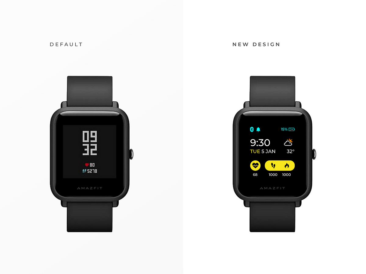 Designing the perfect Amazfit Bip watch face, by Tanzir Rahman