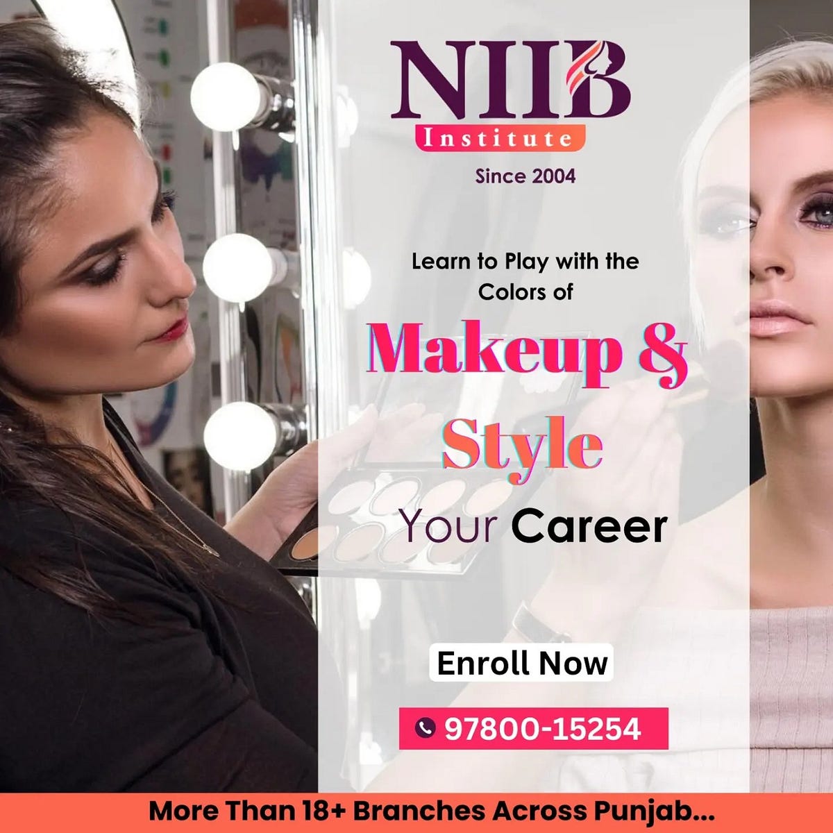 �� Unlock Your Glamorous Potential with NIIB Institute’s Makeup Course 