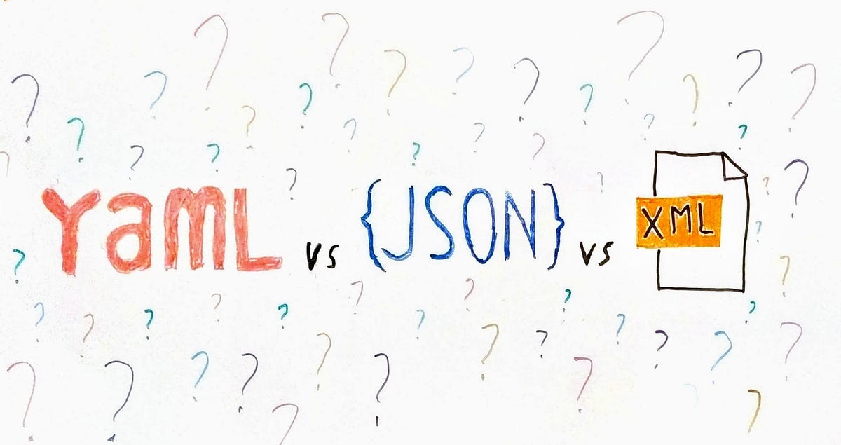 YAML vs JSON vs XML in Go, which is best? | Geek Culture