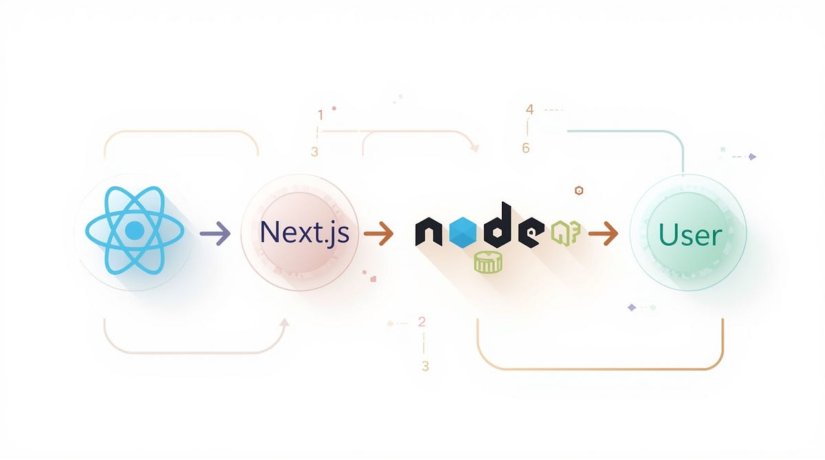 React, Next.js, Node.js: How They Fit Together in a Real App