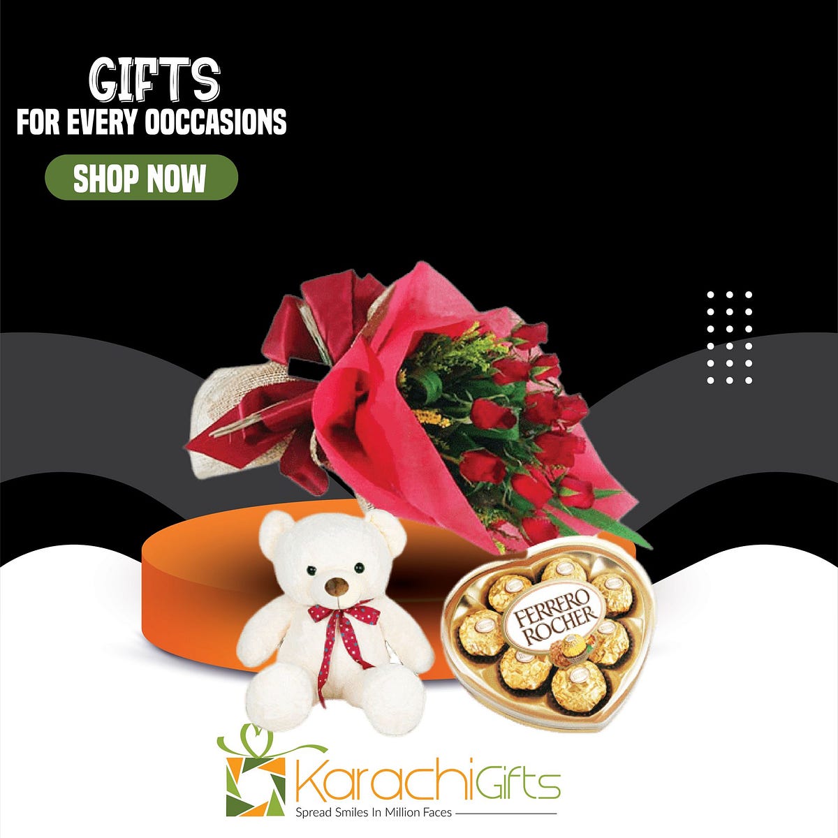 bouquet delivery in karachi Check out this special combo of flowers, a