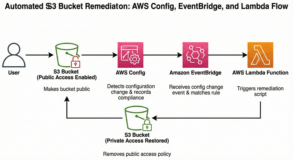 How AWS Config, EventBridge, and Lambda Work Together to Automatically ...