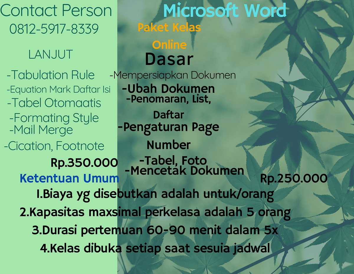 Modul Kursus Microsoft Word 2010 Latihan Kursus Microsoft Word