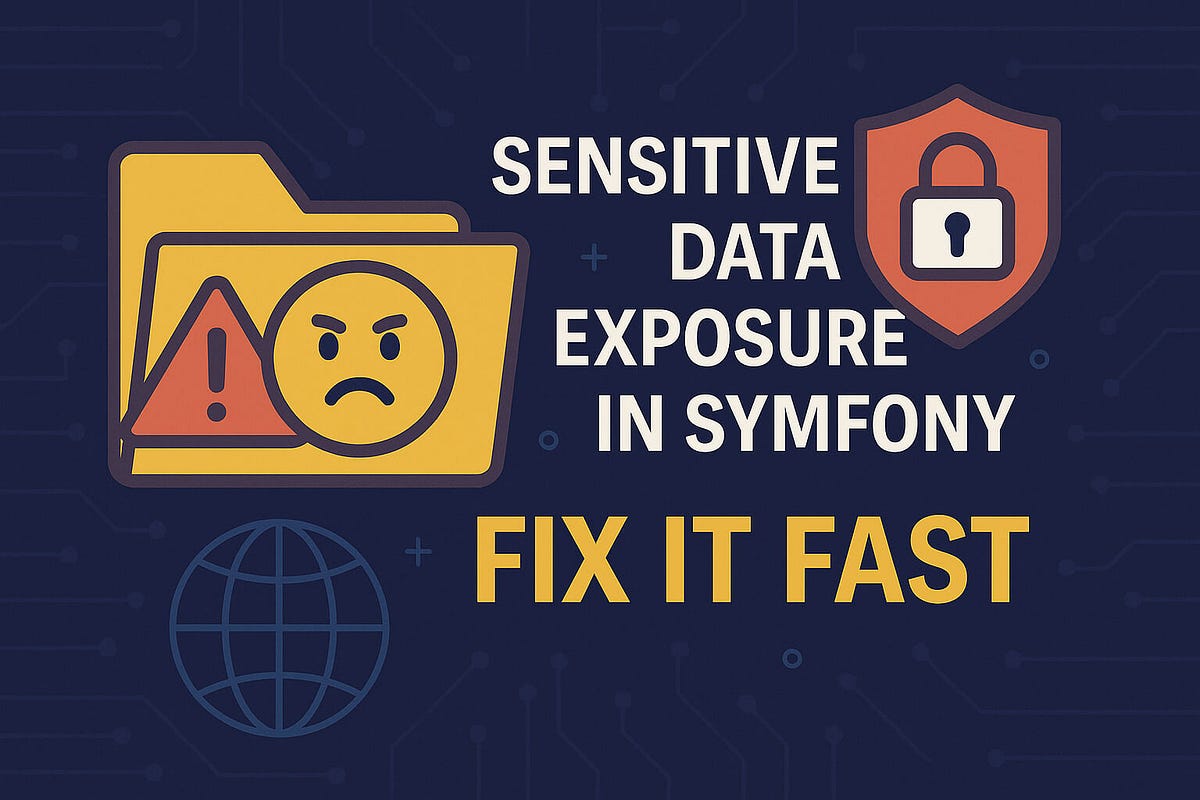 Sensitive Data Exposure in Symfony: Fix It Fast | by Pentest_Testing ...