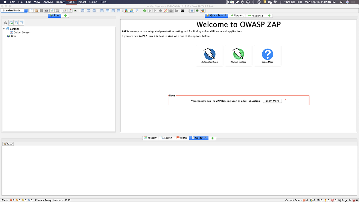 Configuring OWASP ZAP Proxy To Trace Browser Traffic by Sarang