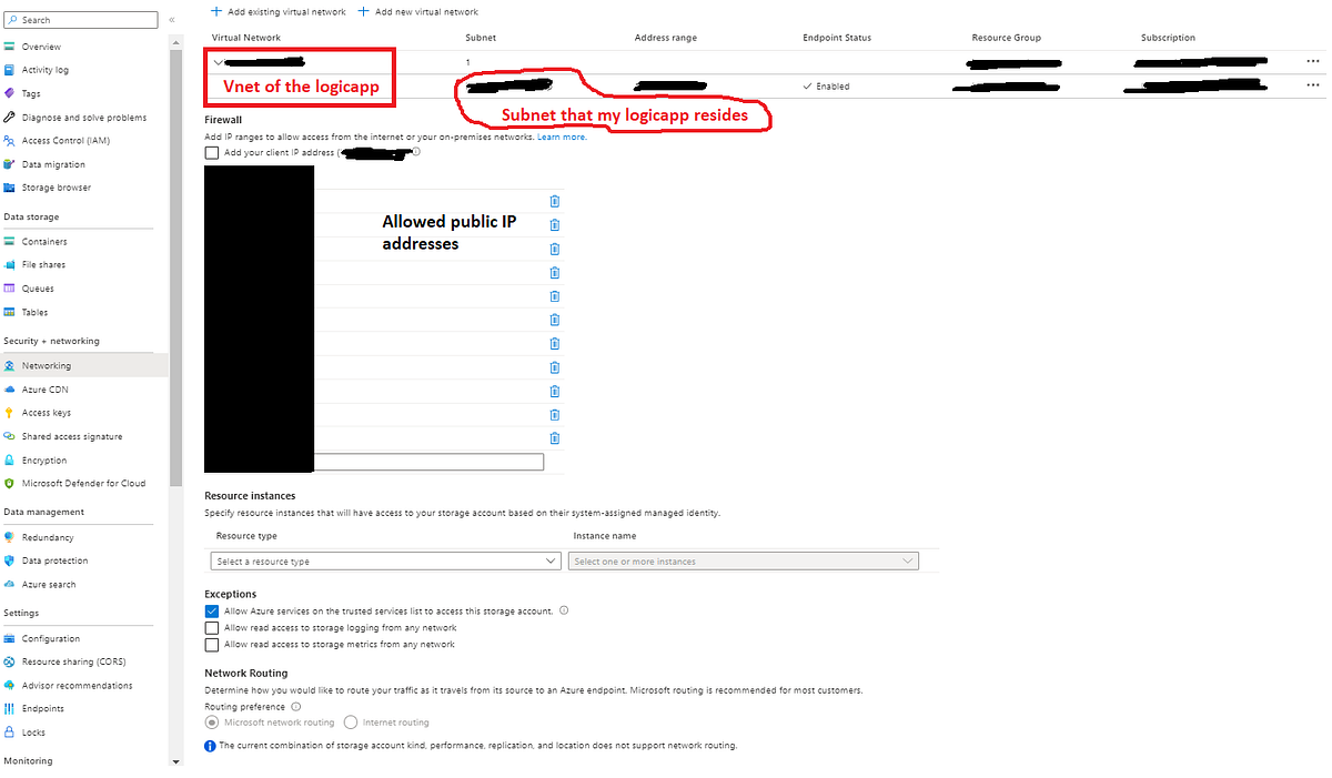 Error on Creation of storage file share failed with ‘The remote server