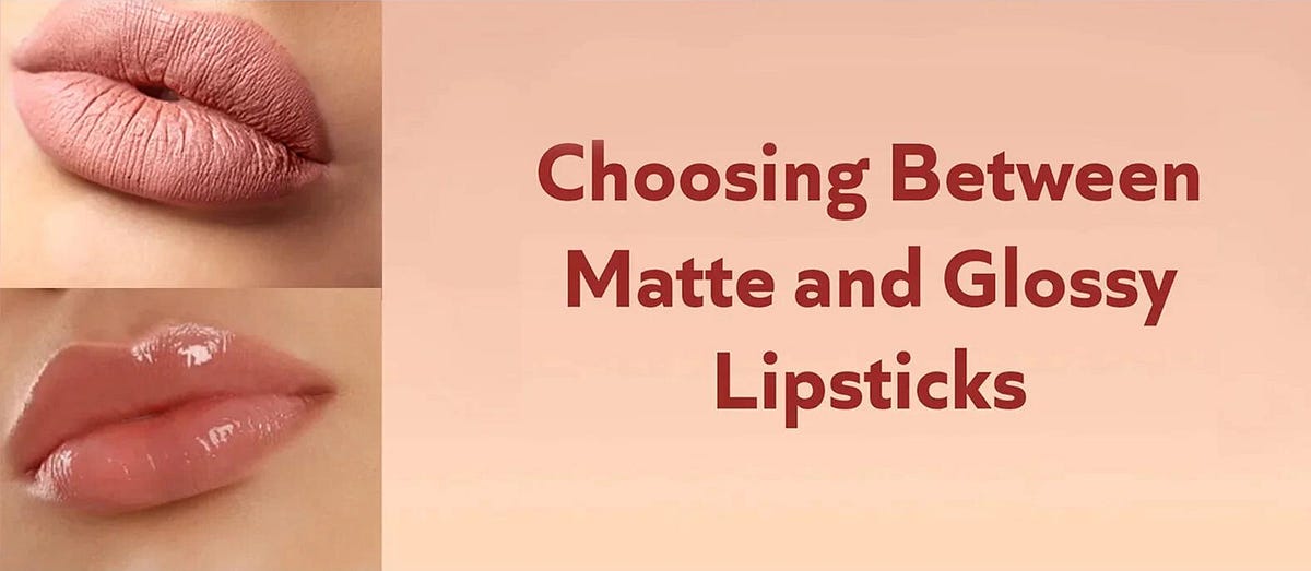 Difference Between Matte, Glossy and Satin Lipstick by Neha Rana Medium