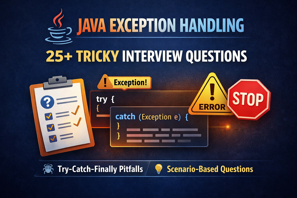 Java Exception Handling: 15 Tricky Interview Questions You Must Know ...