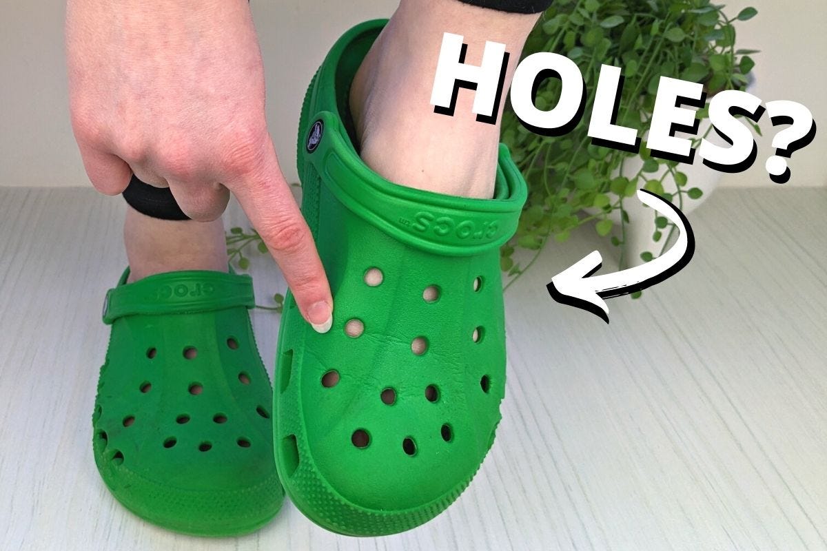 Why Do Crocs Have Holes? Unraveling the Practicality Behind the Iconic  Design | by Oh Crocs | Medium