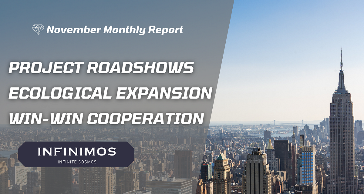 Infinimos november monthly report project roadshow ecological