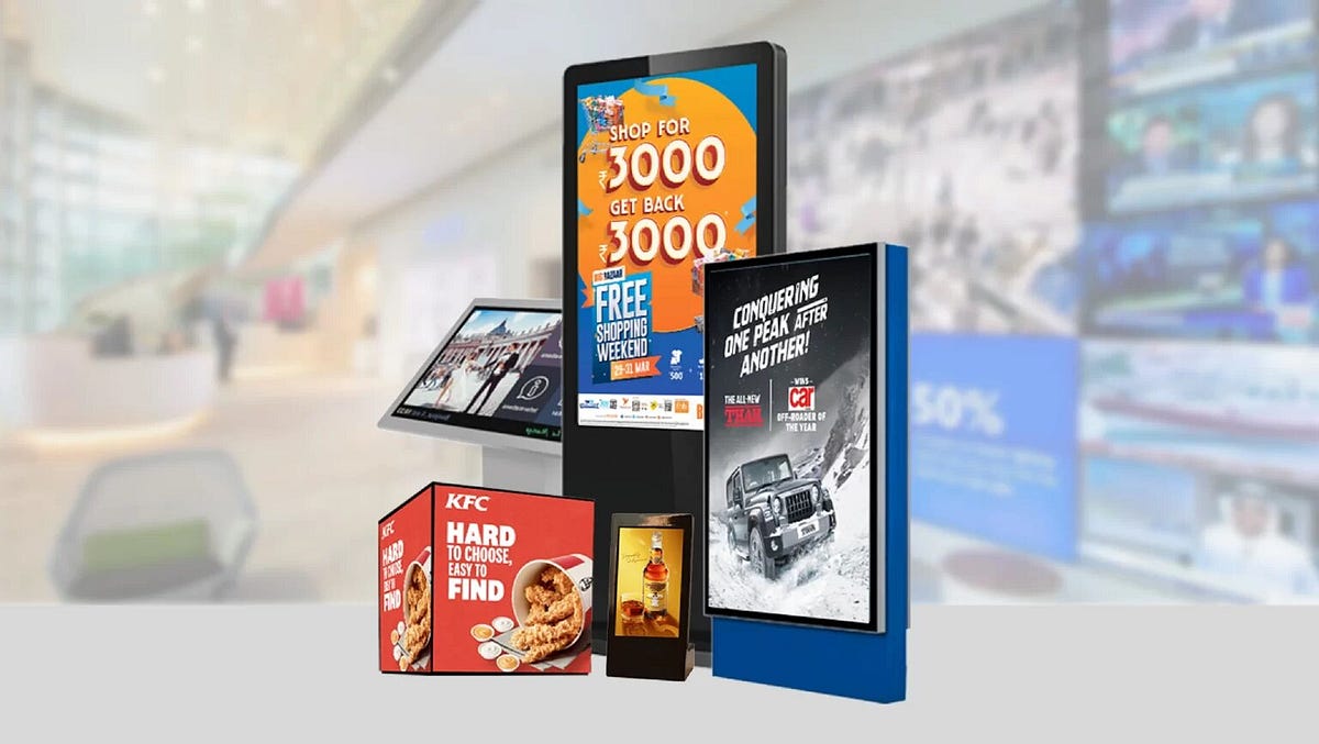 Revolutionizing Advertising: The Rise of the Digital Signage Entrepreneur  in India | by Experiences Digital - Digital Standee Solutions | Medium