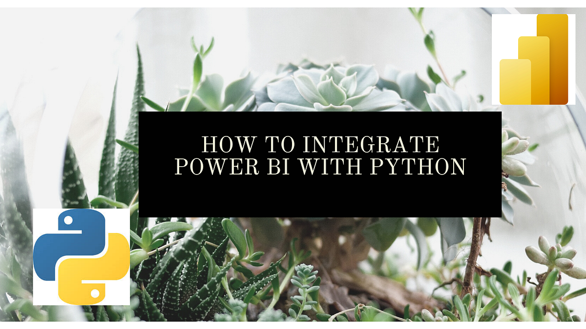 How to integrate Power BI with Python | by Arpita Ghosh | Analytics ...