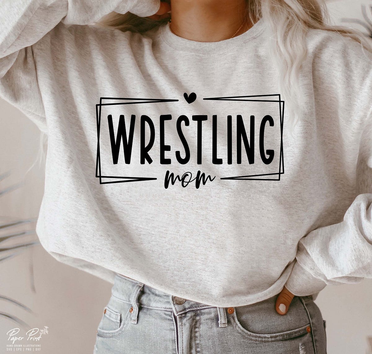 Wrestling Mom Svg, Sports Mom Svg, Wrestling Lover Svg, Mom Shirt Svg 