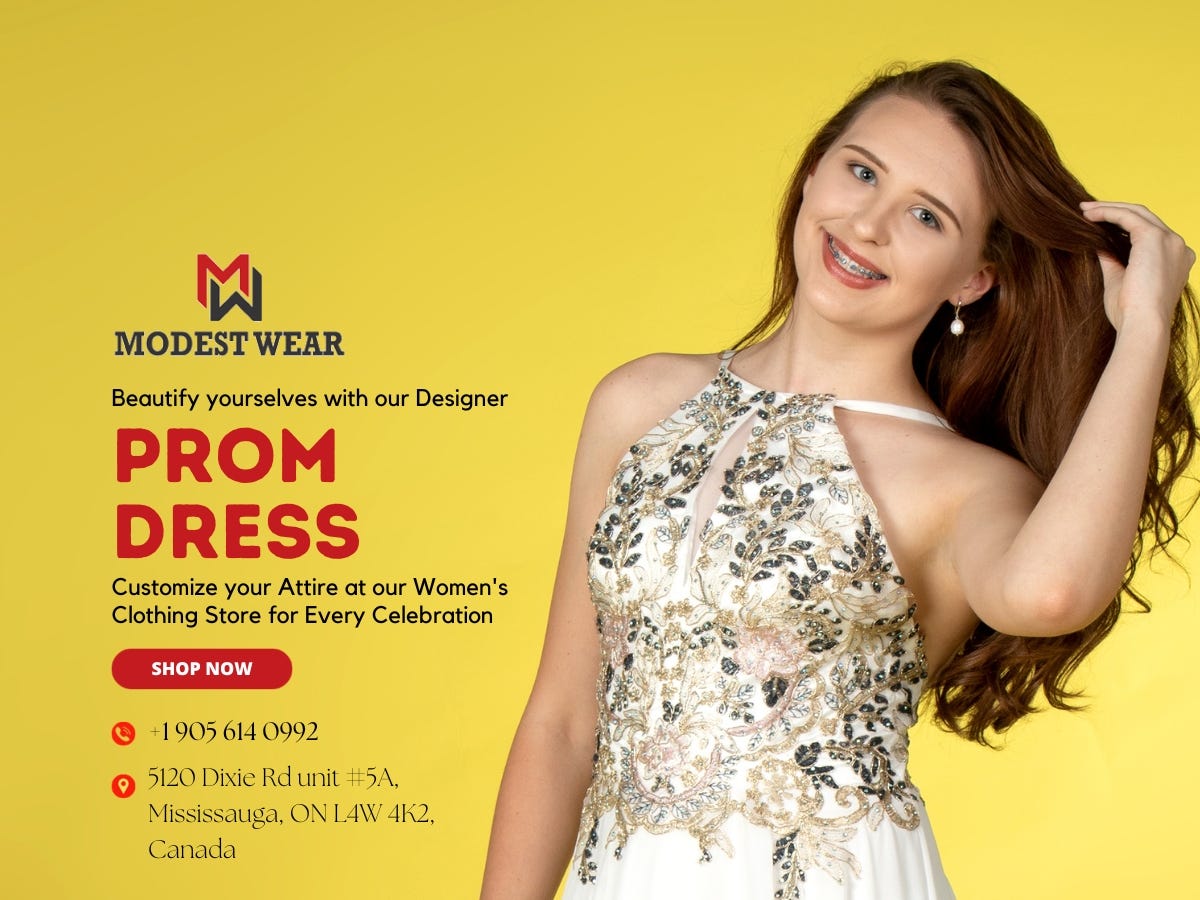 Designer Prom Dresses in Mississauga, by Modest wear