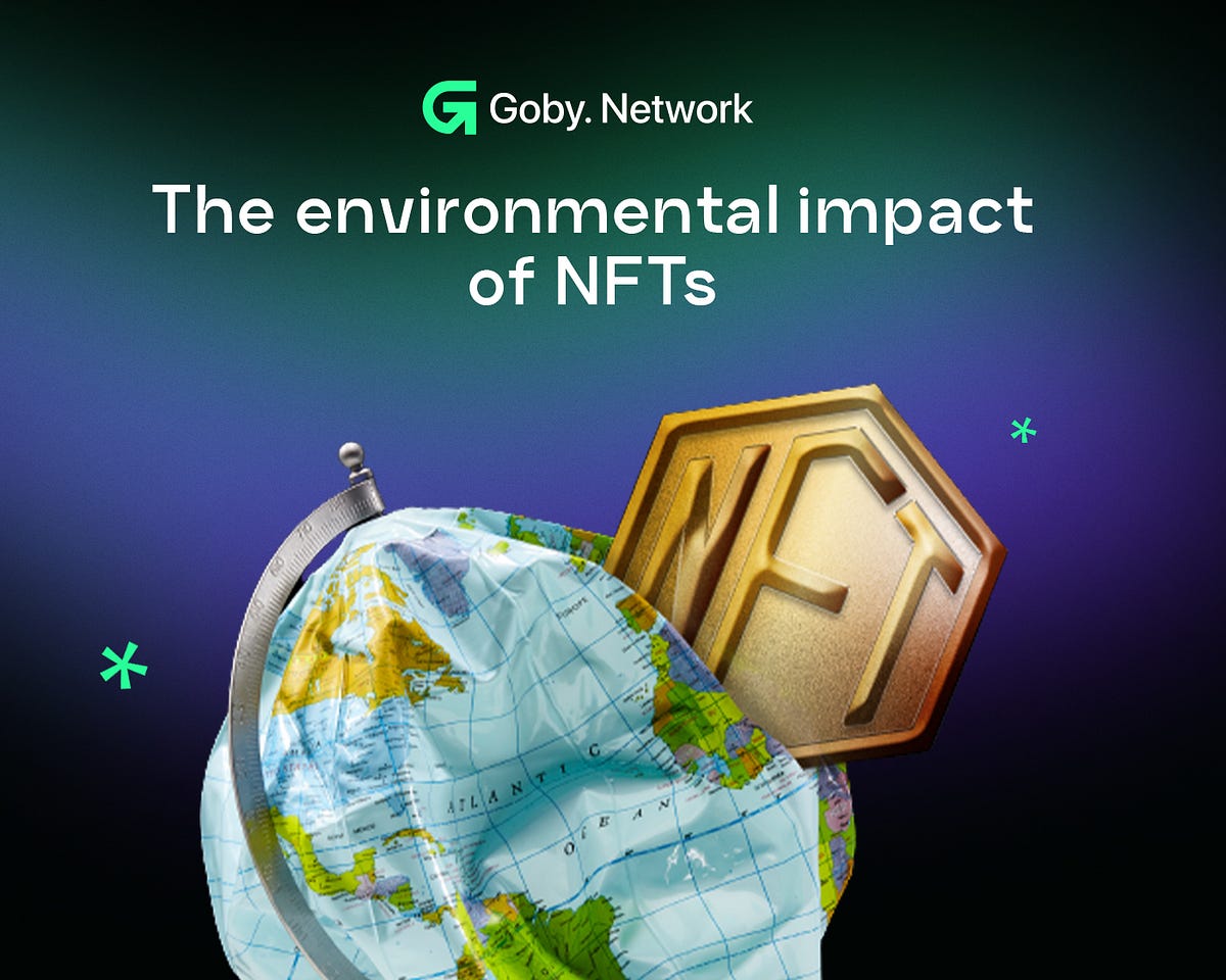 The environmental impact of NFTs. The token space consumes as much