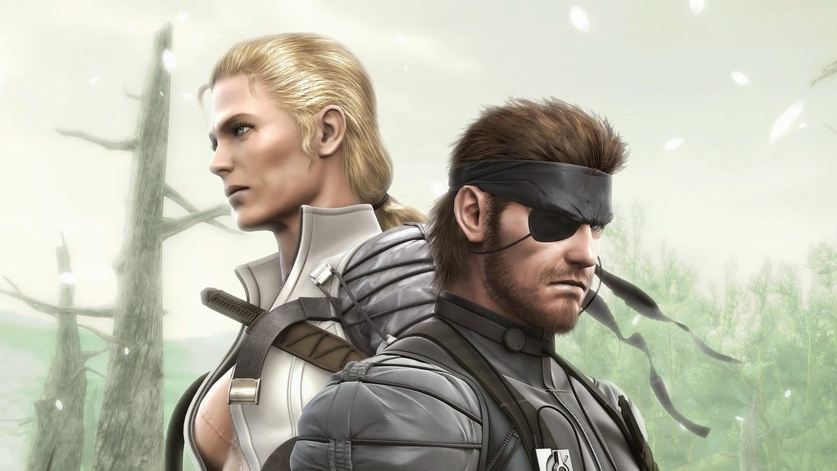 Are big boss and solid snake supposed to look the same? : r