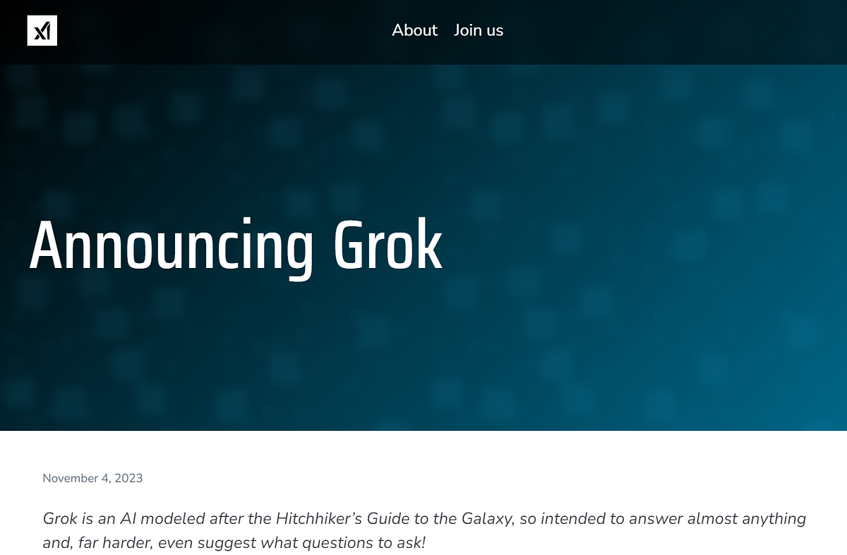 Musk time: Introducing GROK !!!. In the ever-evolving landscape of