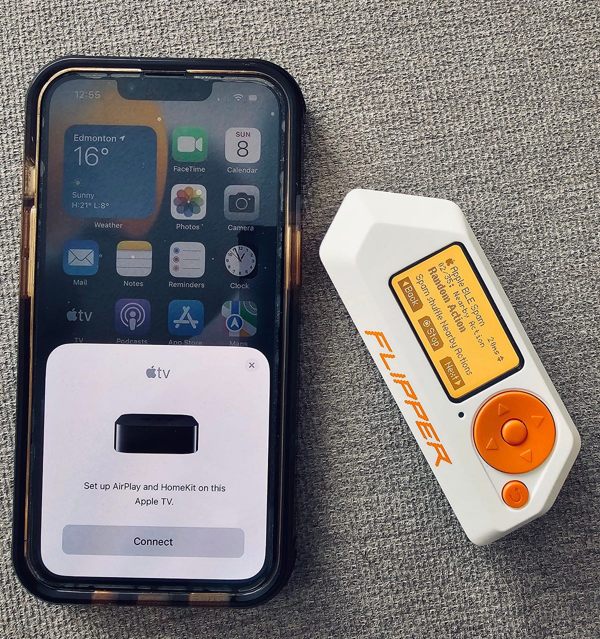 Hacking And Crashing iPhones By using BLESPAM Attack Via Flipper Zero. by Syed Zain Abidi