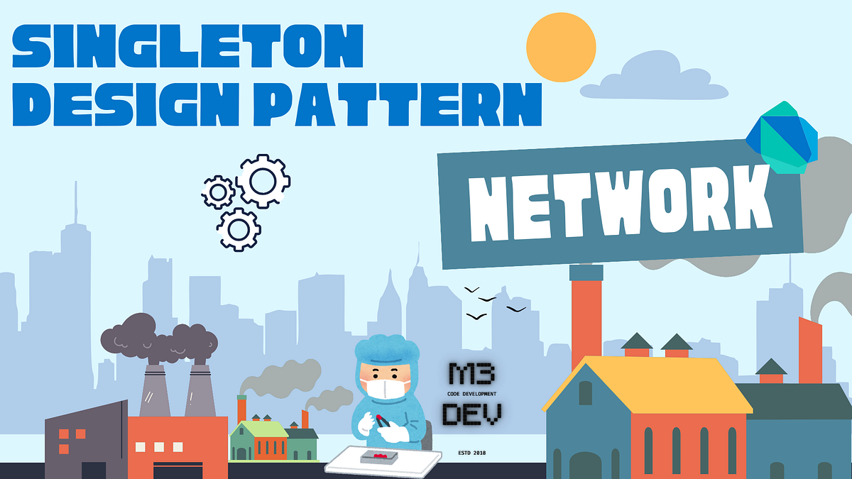 Dart Singleton design pattern in network service by Mosab Youssef