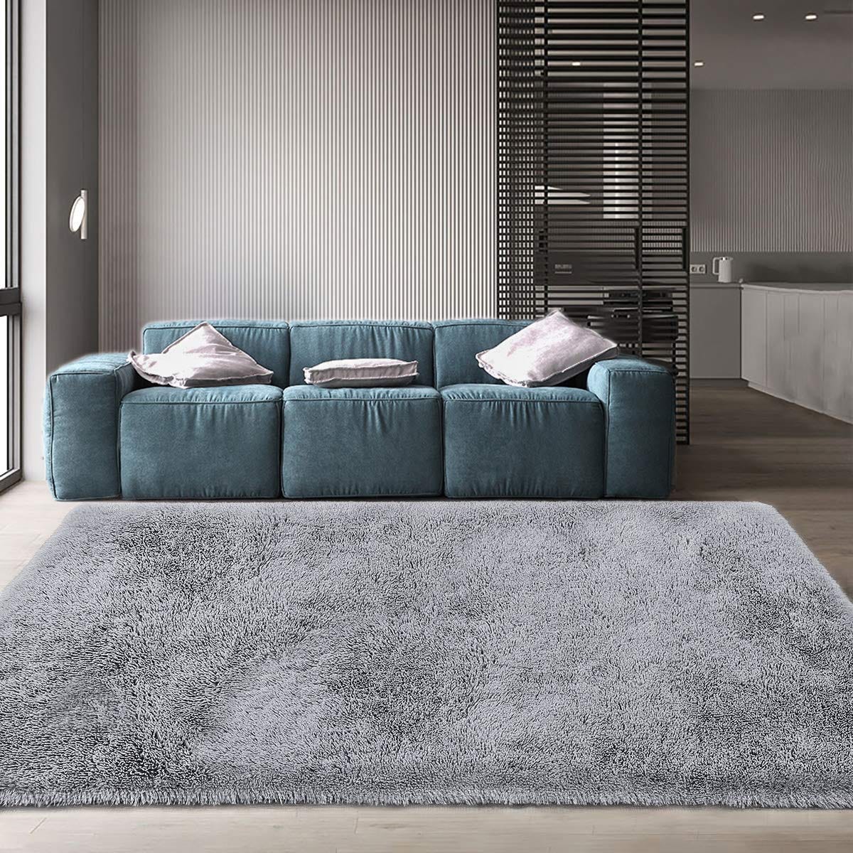 How to Style a Shag Rug in a Modern Living Room