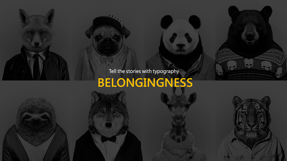 字型賦予我們的歸屬感 Typography-Belongingness | by Chico Lin | Medium