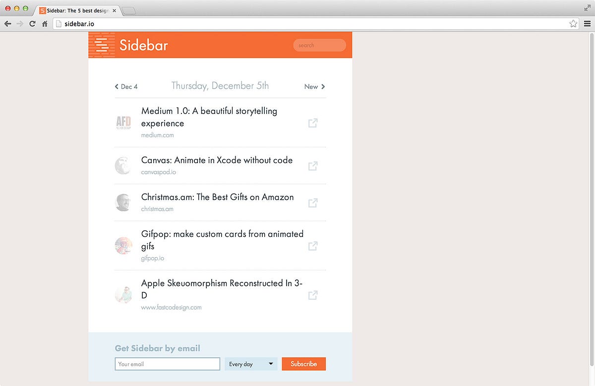 Redesigning Sidebar. Or why things can sometimes take longer… by