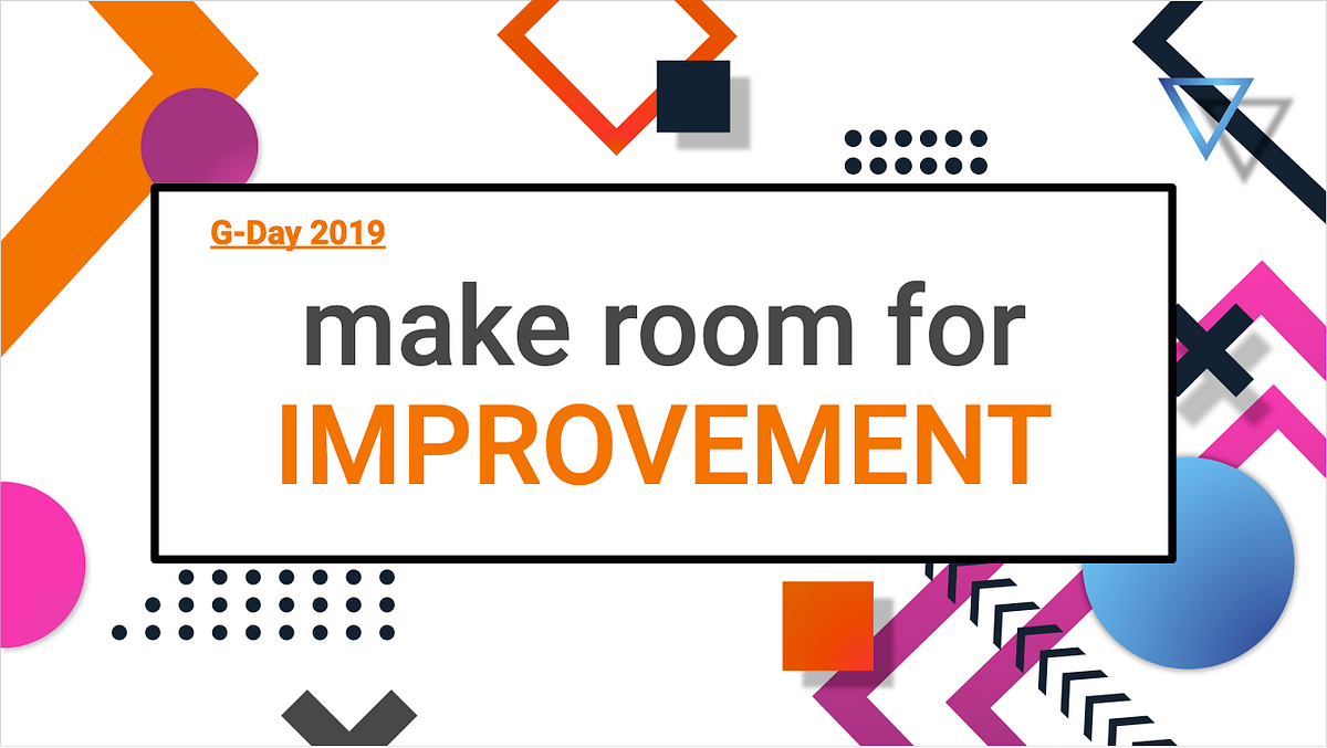 Presentation: Make room for improvement — 2019 | by tienhm | Eway ...