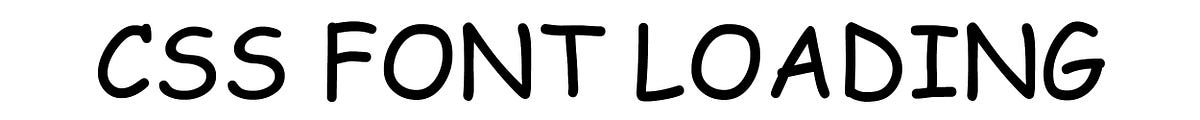 Getting started with CSS Font Loading | by Manuel Matuzovic | Medium