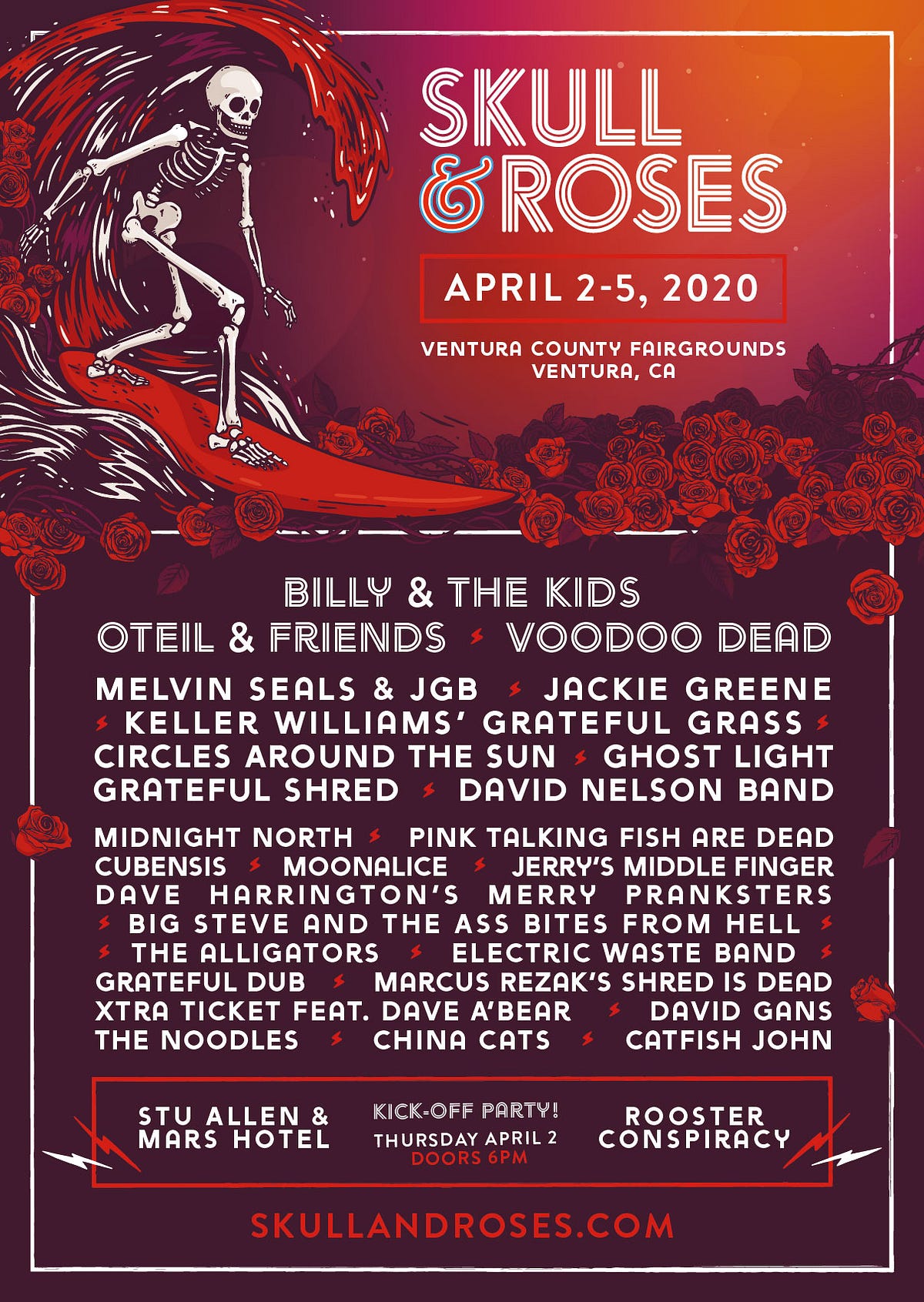 Skull & Roses Returns to California’s Legendary Ventura County