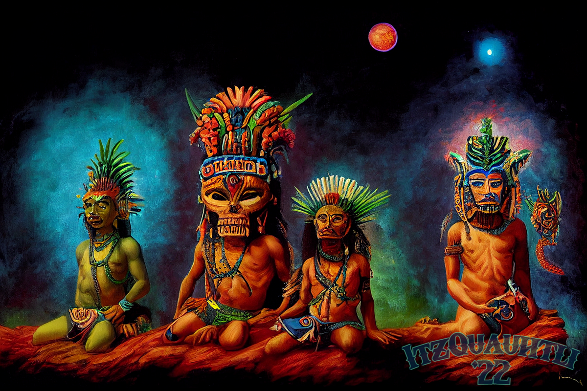 一般 C102 GOD OF THE AZTECA TEZCATLIPOCA God of the Month: Tezcatlipoca