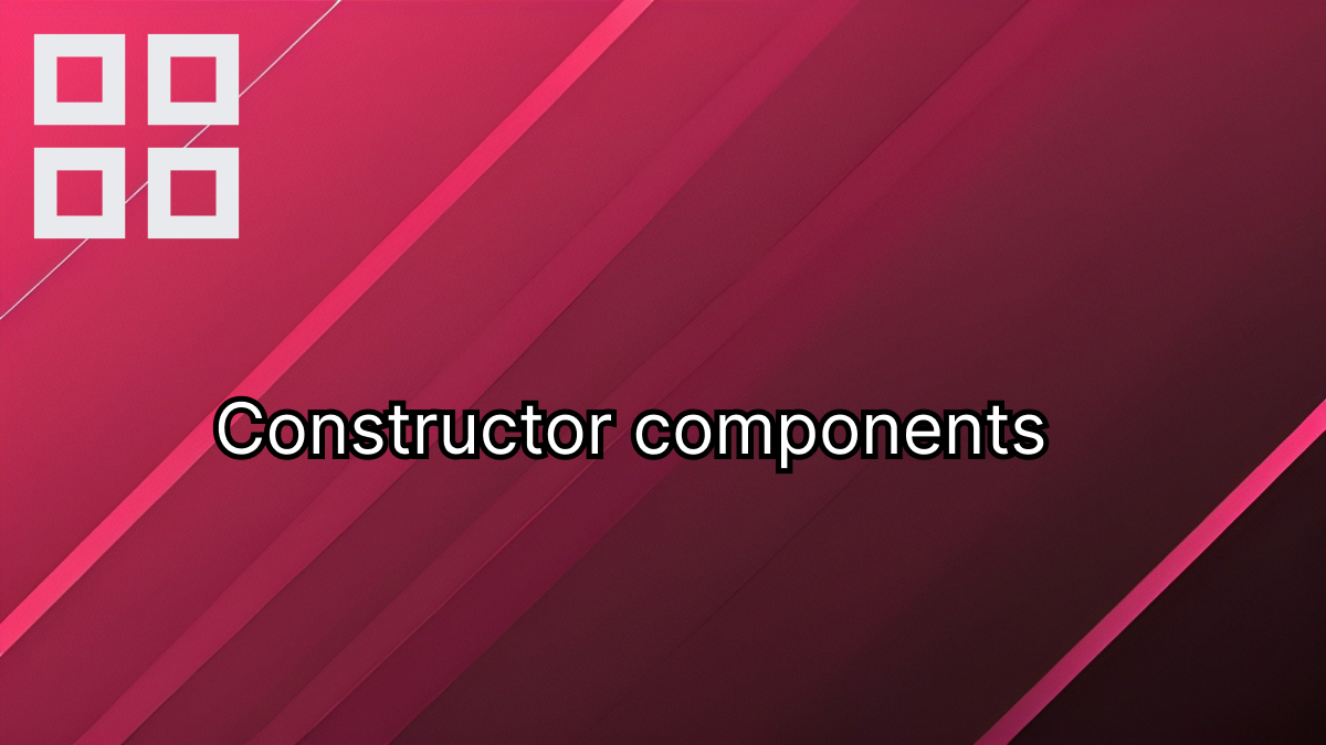 Utilizing Constructor Components in Angular | by Kirill Makharadze ...