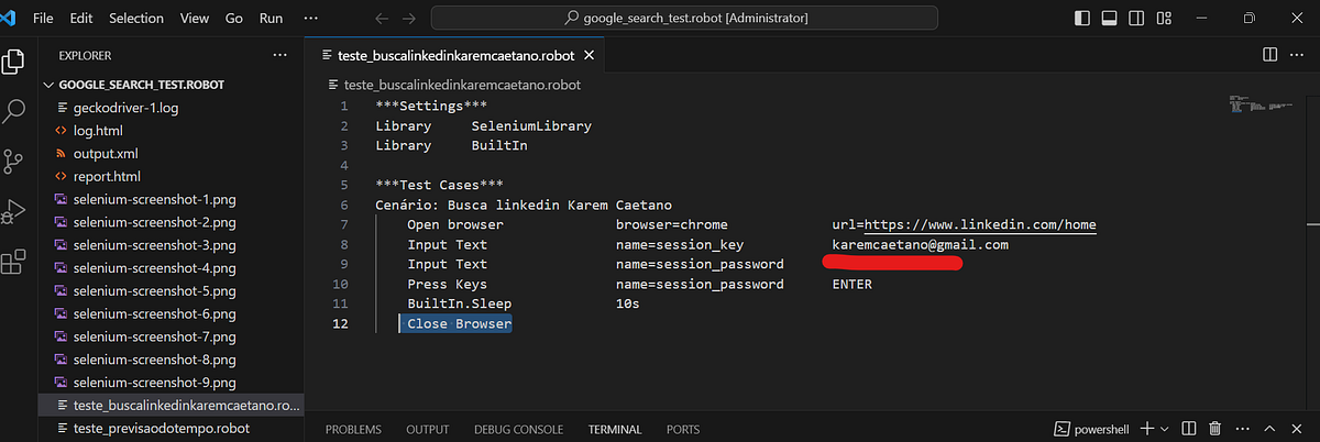 Jornada no mundo da Automação de Testes com Robot framework (parte II ...