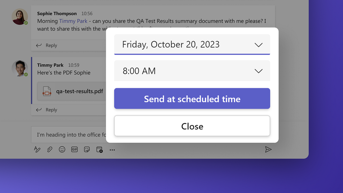 How To Schedule Messages On Microsoft Teams | by Mio | Dispatch by Mio ...