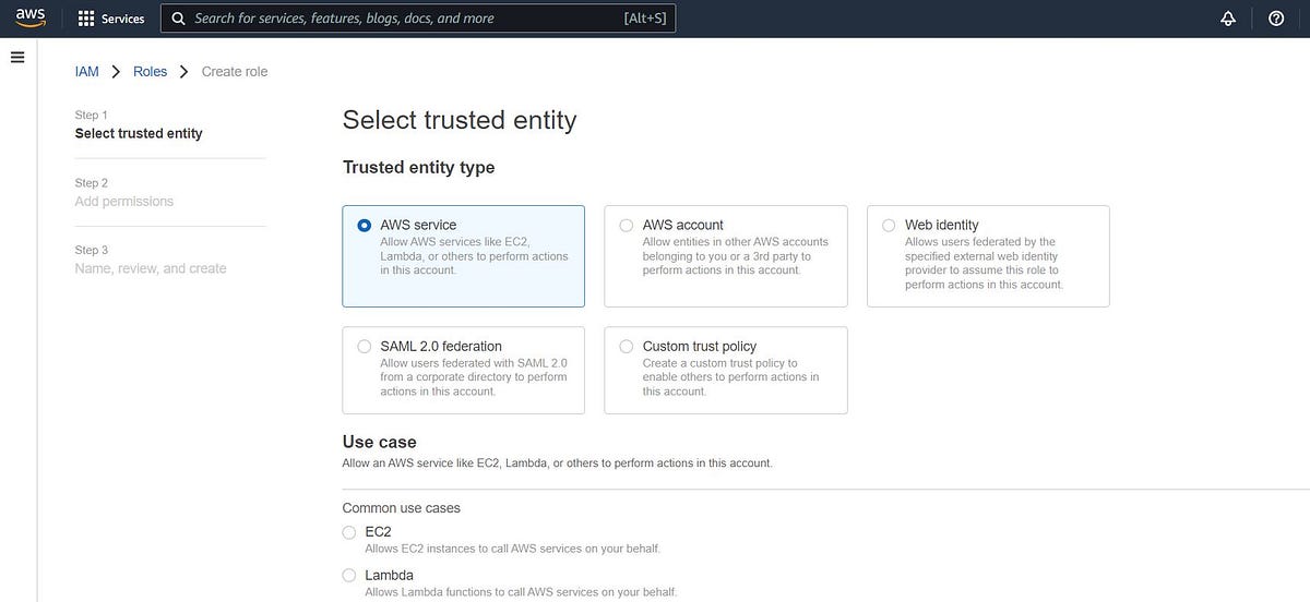 AWS Cloud — Secure access to S3 buckets from EC2 using IAM Roles by