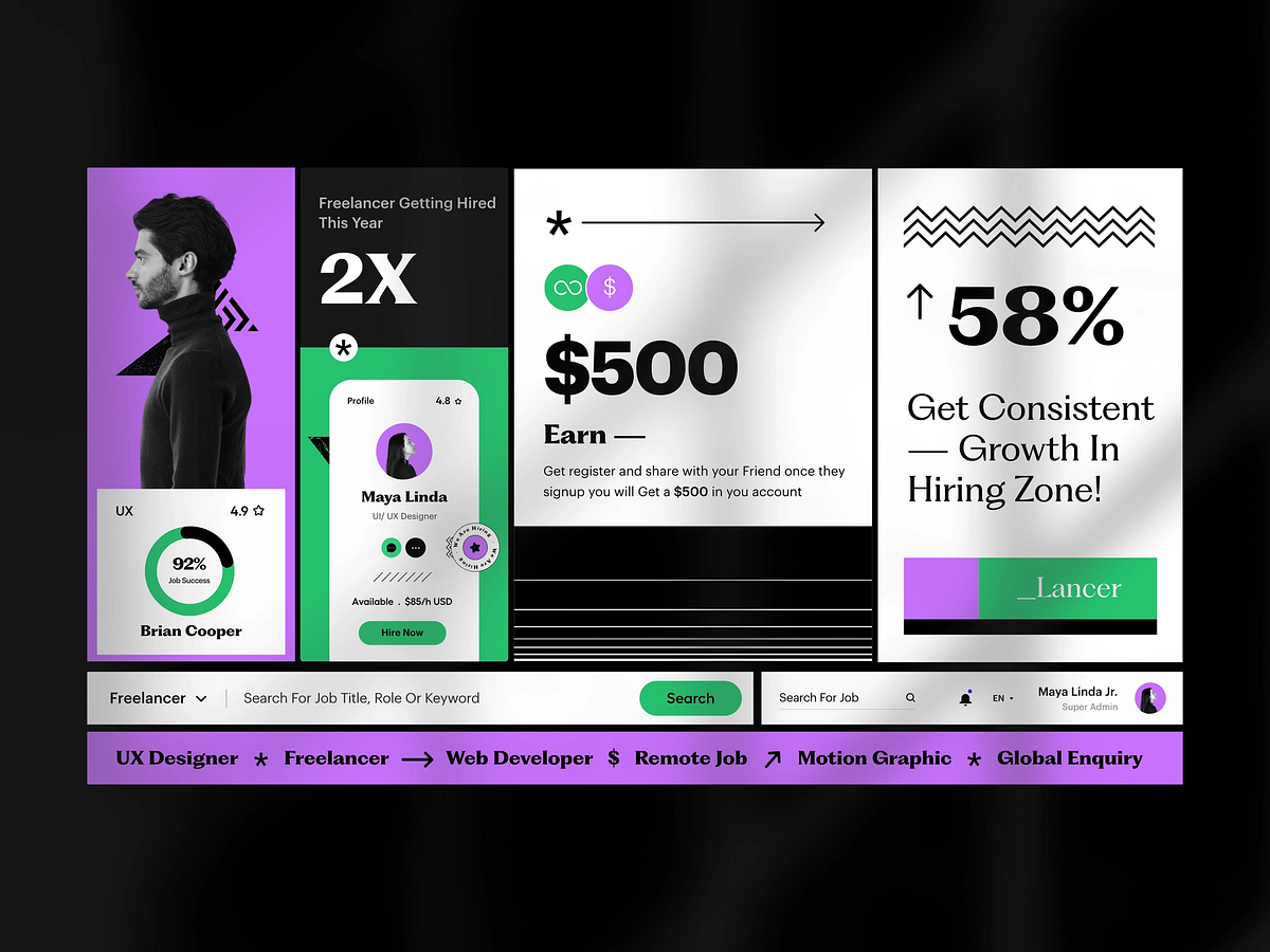 Animated and Interactive Website Design Examples | TMDesign