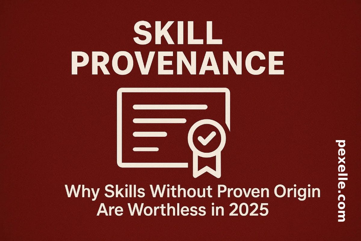 Skill Provenance: Why Skills Without Proven Origin Are Worthless in 2025