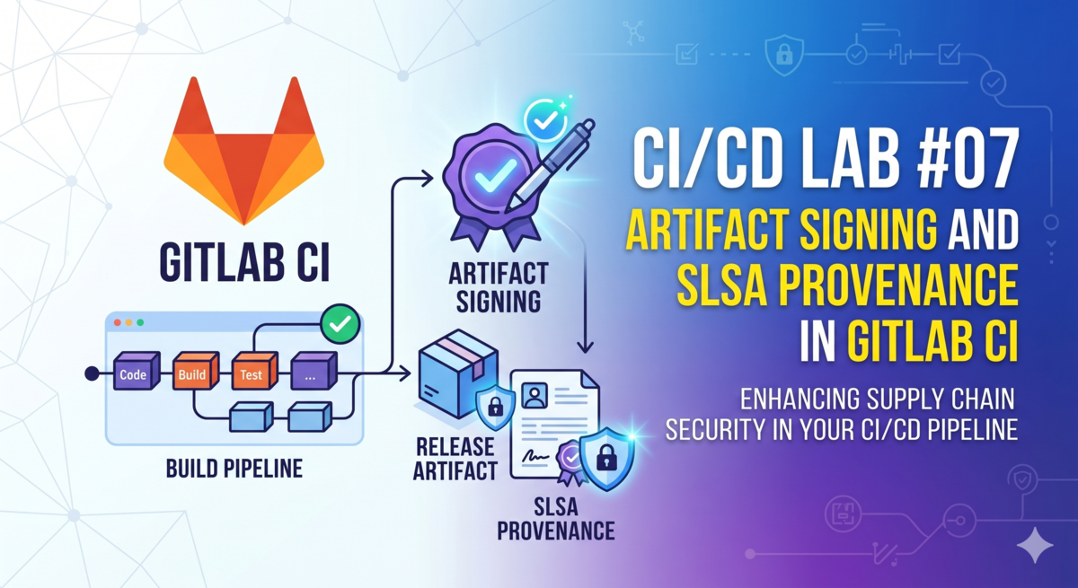 CI/CD Lab 07: Artifact Signing and SLSA Provenance in GitLab CI